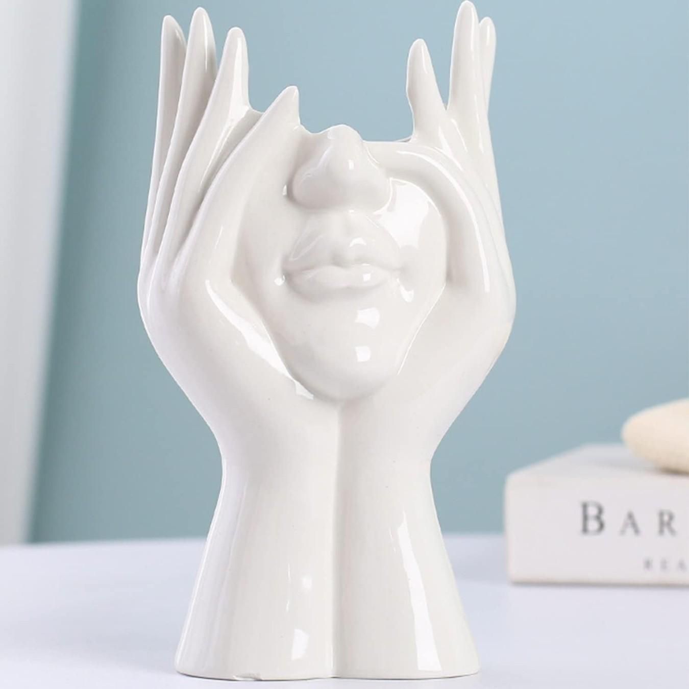 Aesthetic Face Vase |Home showcase piece