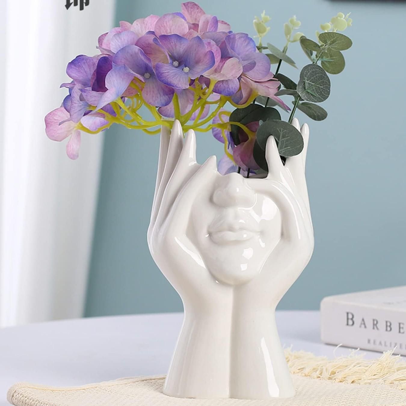 Aesthetic Face Vase |Home showcase piece
